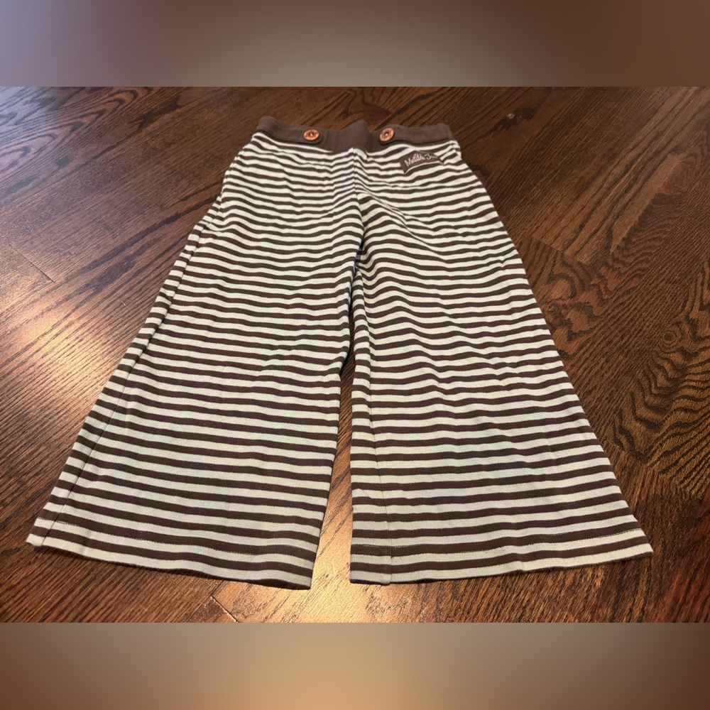 Matilda Jane Kids Striped Brown and Cream Pants